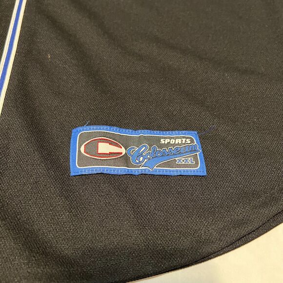 Colosseum Athletics NCAA Duke Blue Devils Black Script Baseball Jersey Mens 2XL - Picture 3 of 11